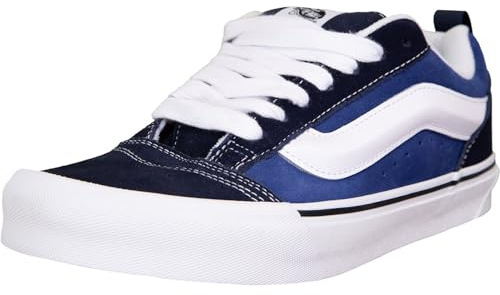 Vans Knu Skool Sneaker (Navy/White, EU Schuhgrößensystem, Erwachsene, Herren, Numerisch, M, 44)