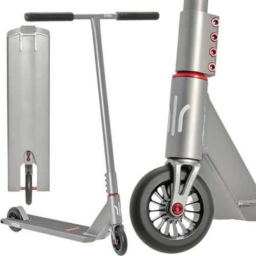 Aztek Corsa Complete Stunt Scooter H = 85 cm Bleu/Argent (Architecte H = 87 cm Gris)