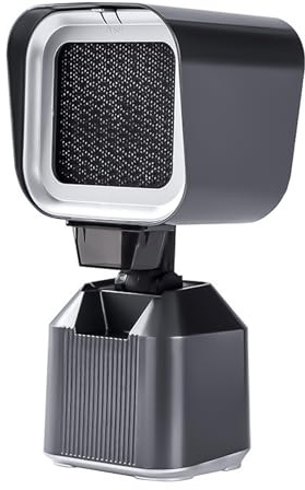 OFIDUS Portable Range Hood, Mini Desktop Range Hood with 3 Layer Filter, Detachable Filter, Low Noise, 2 Speed Exhaust Fan Portable Kitchen Exhaust Fan for Camping Indoor BBQ Hot Pot (Grey)