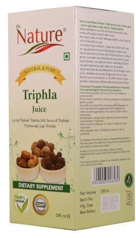 Dr. Nature Triphla Juice | 500 ML (Pack of 3)