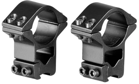 MyHaing Una Coppia di Anelli di Montaggio del cannocchiale 30 mm Supporto Ottico del mirino Base a Coda di Rondine 11MM Altezza della Guida Sella Heavy Duty