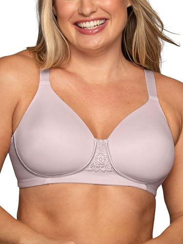 Vanity Fair Women's Beauty Back Full Figure Wirefree Bra 71380, Sheer Quartz, 42 C