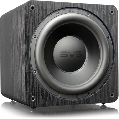 SVS SB-3000 Subwoofer - 33 cm (13 Zoll) Treiber, 800 W RMS, 2.500 W Spitzenleistung, DSP Control App, Premium Black Ash