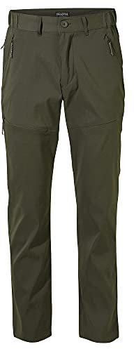 Craghoppers Mens Kiwi Pro II Trousers (34R) (Dark Khaki)