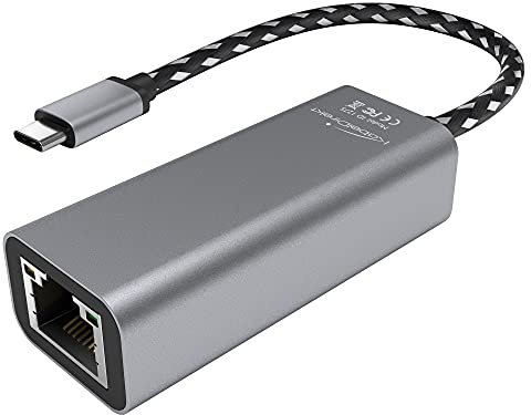 KabelDirekt – USB-C Ethernet-adapter & LAN-adapter – 10cm