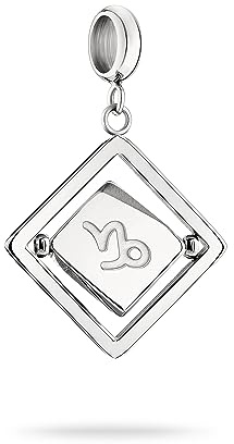 LIEBESKIND Zodiac Charm LJ-1362-P-25 aus Edelstahl in silber