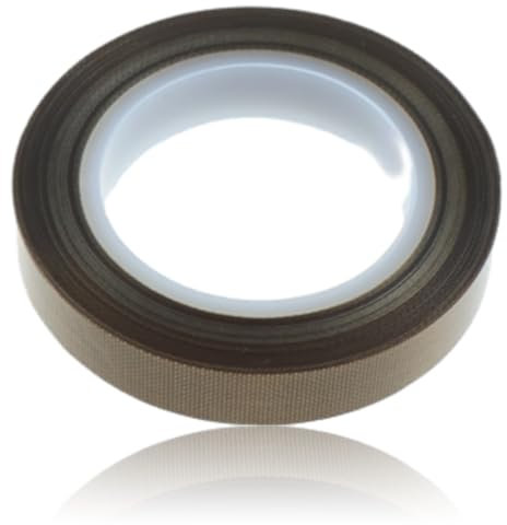 Xuigort Ruban adhésif pour machine à emballer sous vide - Ruban en téflon revêtu de PTFE - Marron - Résistant à la chaleur - Pour presque tous les modèles de machines à emballer sous vide et à des