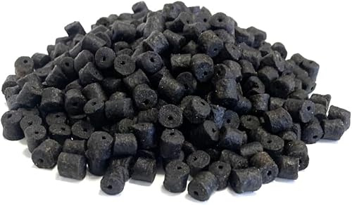 MALTBYS' STORES 1904 LTD Drilled Halibut Pellets Black 8.5mm 200g Fishing Bait SLCB