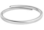 Purelei Forever Adjustable Damenring – Anillo ajustable (52-58) de acero inoxidable resistente al agua – Anillo abierto en oro o plata – Símbolo de amor e infinidad – Joyería femenina atemporal