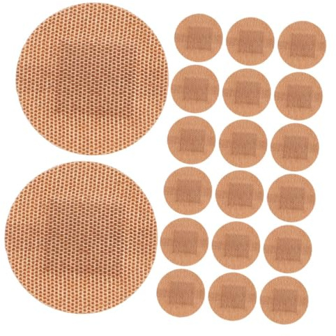 BELLIFFY Elastic Adhesive Bandages 50pcs Breathable Fabric Spot Bandages 38mm for Finger, Knuckle, Elbow, Knee Protection and Wound Fixation
