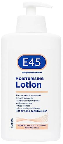 E45 Moisturising Lotion, Dermatologically Tested-Parfume Free,pack of 1x500ml