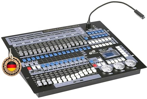 ETEC Professional DMX Easy Master 1024 Lichtsteuerung Lichtmixer Licht Light LED DMX Controller mit 1024 Steuerkanälen Veranstaltung Bühnenbeleuchtung