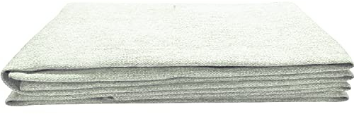 VERCART Bequemes Rückenkissen Kissenbezüge Leinen-Optik, nur Kissenbezug, Füllung Nicht enthalten, Kissenhülle Bezug für Große Kissen Polyester Weiß 200cm