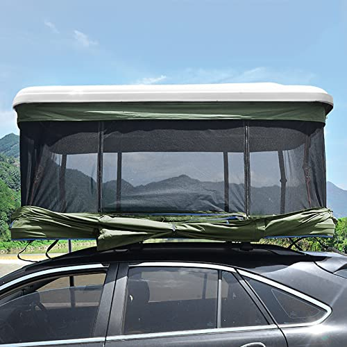 Dachzelte für Camping, wasserdichtes Schiebedachzelt Dachzelt LKW SUV Camping-Dachzelt mit Leiter atmungsaktiv großer Raum Outdoor-Reisen Angelanhänger Zelt für 2–3 Personen (Color : Style5)