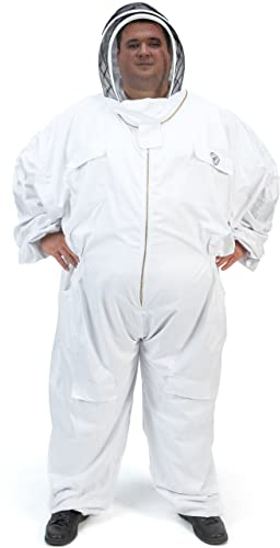 Humble Bee Übergröße 411 Polycotton-Imkeranzug mit Fechtschleier