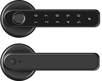 Xenocam Verrou de porte intelligent 3 en 1 à empreinte digitale, sans clé, pour maison, hôtel, appartement, bureau, chambre à coucher