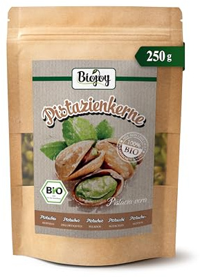 Biojoy EKO-Pistacher, Aromatiska från ekologiskt jordbruk, ett orostat (250 g)