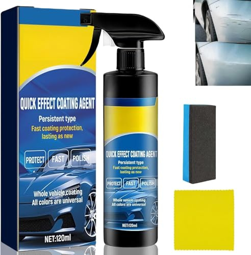 Spray Recubrimiento Automóvil, Car Coating Spray, Quick Effect Coating Agent Coat Car Wax, High Protection Quickly Cars Coatingg Sprays, Cars Scratch Wax Polish Sprays (1pcs)