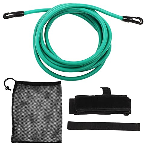 Gavigain Swim Tether Cinturón de Entrenamiento de Resistencia para natación estática con Cuerda elástica