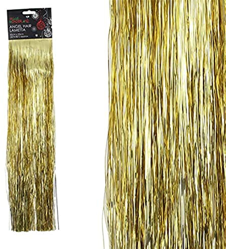 Widdle Wonderland Christmas Lametta Decorative Tinsel Strands Gold