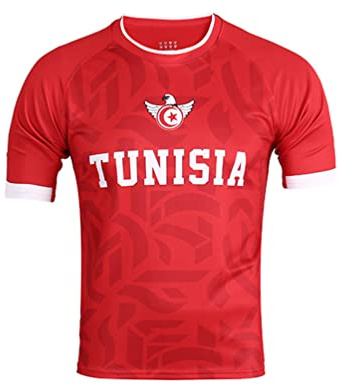 YuanDiann Qatar fotboll VM T-shirts fans uppmuntrar på sport träning män kvinnor tryck kortärmad rund hals stretch ledig andningsbar snabbtorkande t-shirt