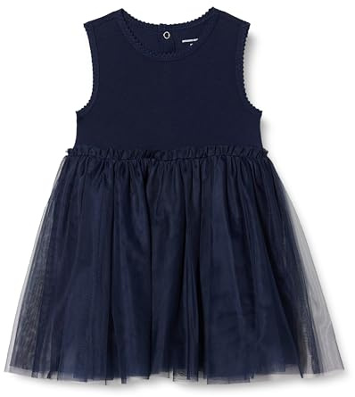 Amazon Essentials Robe tutu sans manches Fille, Bleu Marine, 4 ans
