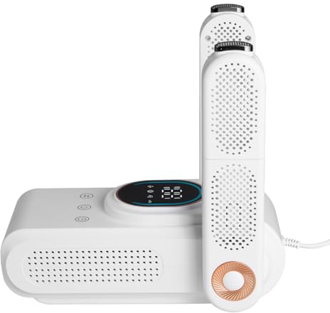 AVENDO Elektrischer Schuhtrockner mit Ozon-Desinfektion – Schuhwärmer, Schuh trockner antibakteriell, hygienisch und Schnelltrocknung für Fußballschuhe, Winterstiefel, Skischuhe, Kinderschuhe etc..