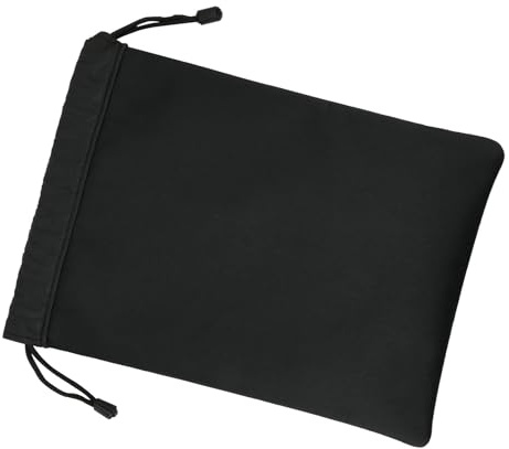 Borsa leggera per cuffie in twill 600D nera con tasca nascosta e apertura a coulisse per la borsa invisibile per cuffie da ufficio