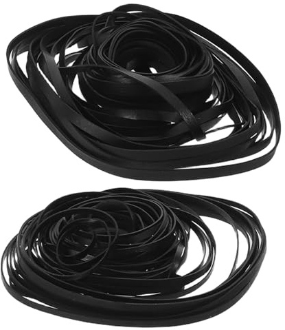 LIGIGWASH 100 St Rubber Drive Belts Flat Mixed Replacement For Cassette Tape Machines Turntables Dvd Players Vcr Recorders Wear-resistant