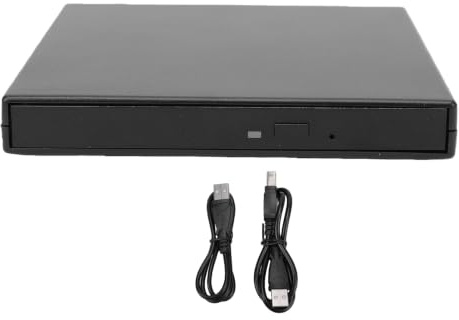 Topiky Reproductor de Unidad óptica Externa USB 4K, Grabadora Bluray de Unidad BLU Ray Externa (Silver)