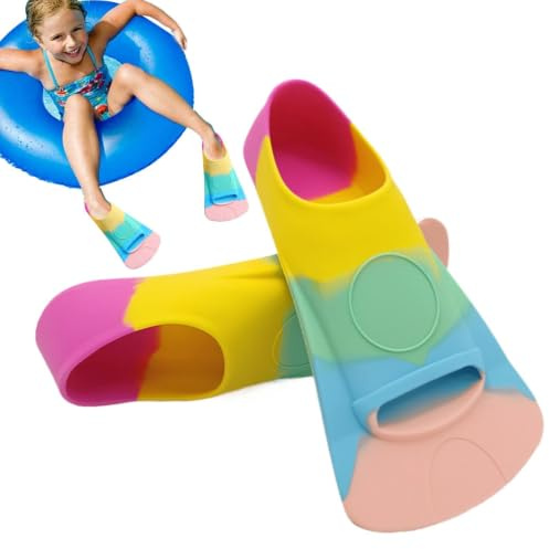 Barnflippor för simning, badfenor barn Sport Fins Food-Silicone Swim | Dykning & snorklingutrustning, professionella dykningstillförsel för kinesiskt nyår, alla hjärtans dag