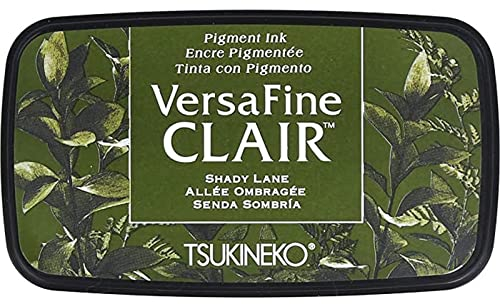Tsukineko Shady Lane Versafine Clair Tinte Pad, synthetischen Material, grün, 5,6 x 9,7 x 2,3 cm, Matrial, 5.6 x 9.7 x 2.3 cm