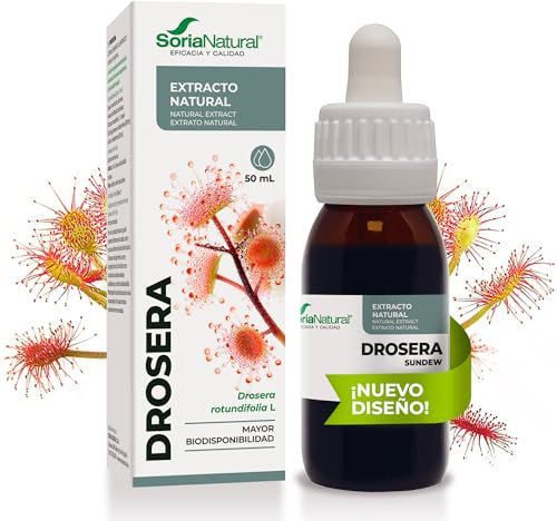Soria Natural Drosera Extracto – Mucolítico y Antitusivo – Favorece la Acción Expectorante - 100% Puro - Botella de 50 ml