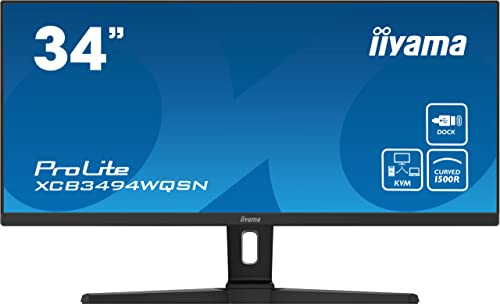 iiyama XCB3494WQSN-B1, 34, VA, Curve, 3440x1440/120Hz, 1H1DP1Type-C, RJ45