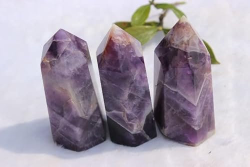RVBLRDSE 100% natürlicher Traum-Amethyst-Quarzkristall-Edelsteinstab als Geschenk Crystal Specimen