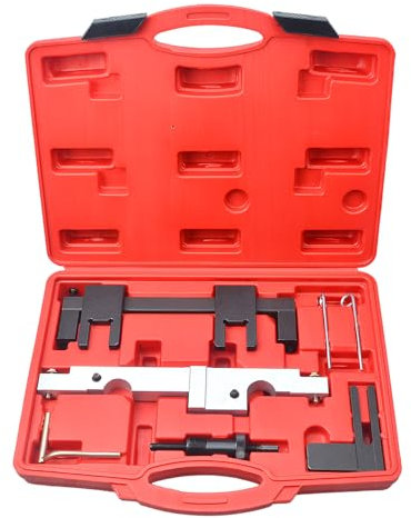 Zoomtools Motor Einstellwerkzeug Set,Nockenwelle Steuerkette Arretierwerkzeug Satz Kompatibel mit BMW N43 1.6 2.0 E81 E82 E87 E88 E90 E91 E92 E93