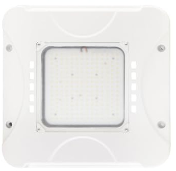 KLC GRP LED Canopy Light, 80/100/120/150W Adjustable, AC100-277V, 17250LM IP65 Waterproof, Commercial Garage/Parking Lot Ceiling Light, Dimmable, 3000K/4000K/5000K Daylight Fixture, UL Listed