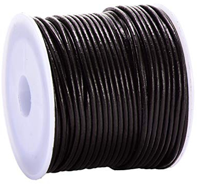 DonDon läderband runt 20 meter rulle brun 3 mm