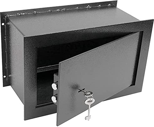 Kippen 10000B1 - Cassaforte di Sicurezza ad Incasso. Misure: 360x230x195 mm. Colore Grigio Antracite.