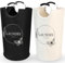 LAHERhome.Set de 2 Cesto Ropa Sucia plegable 90L y 2 Bolsas para lavar Ropa Delicada,Cubo Ropa Sucia, Cesta Ropa sucia,Laundry Basket,Bolsa Ropa Sucia.Plegable.Cesta Ropa Sucia.Cestas almacenaje.