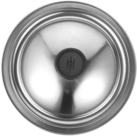 Cabilock Topfdeckel Edelstahl Mit Abdeckung Öltopfdeckel Für Pfannen Töpfe Woks Vielseitig Einsetzbar Rund 18cm