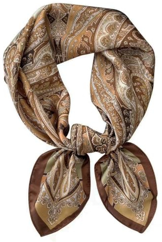 Hexchasty Head Hair Scarf Satin Silk Like Scarves for Women Purse Scarf