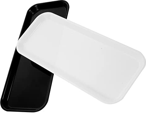 Zerodeko 2pezzi Vassoio per Dolci e Frutta Vassoio Decorativo per Esposizione Dessert Piatto da Dessert per Formali e Antipasti Portatile per Varie