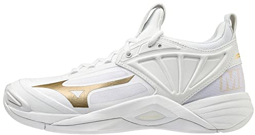 Mizuno Wave Momentum 2 | Volleybollskor för inomhusbruk för kvinnor, grå, 42,5