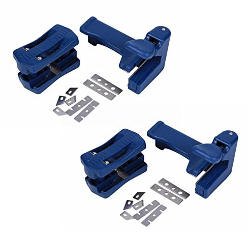 Jowsst Juego de 4 cortadoras para bordes laminados para bordes de PVC