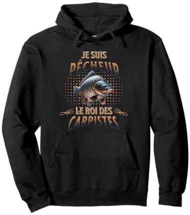 Cadeau pour la pêche à la Carpe Sweat à Capuche