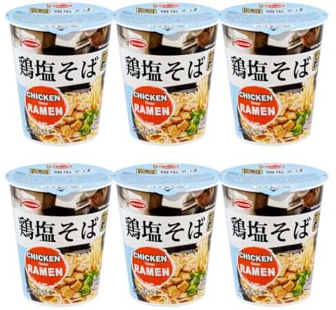 Acecook Ippin Instant Ramen Cup Chicken Flavour Flavour 70g (Pack of 6)