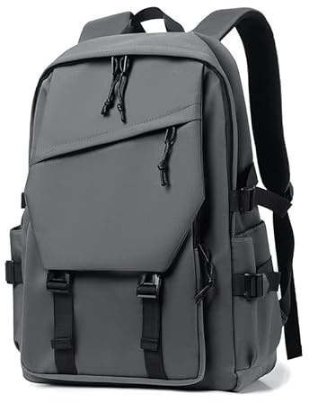 smallrun Mochilas Escolares Adolescente Mochilas Colegio Ligera Tipo Casual Mochila Ordenador Portátil Trabajo multiuso (GRIS)