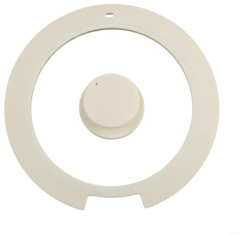 Tapa de silicona para ollas, cubierta de vidrio resistente al calor para sartenes de 18 cm, 20 cm, 26 cm, antiderrames, liberación de vapor, accesorios de cocina, negro y blanco (B 20 cm)