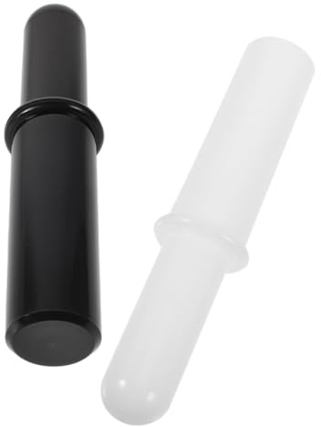 MOKKHNB Lot de 2 Pousseurs Universels pour Hachoir à Viande Poussoir en Plastique Noir et Blanc Outil Multifonction pour Broyage Tassage et Préparation Rapide des Aliments Accessoire